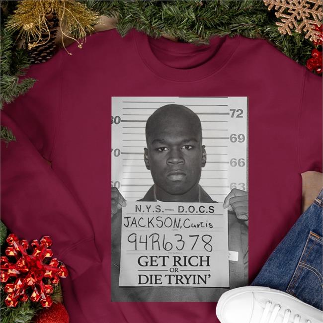50Cent Mug Shot Get Rich Or Die Tryin Shirt