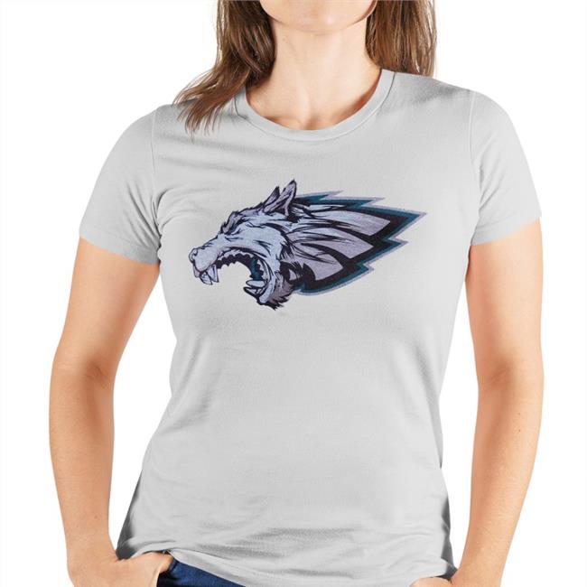 Dog Mentality Mixed Philadelphia Eagles Logo Long Sleeve Tee Shirt Eliot Shorr-Parks