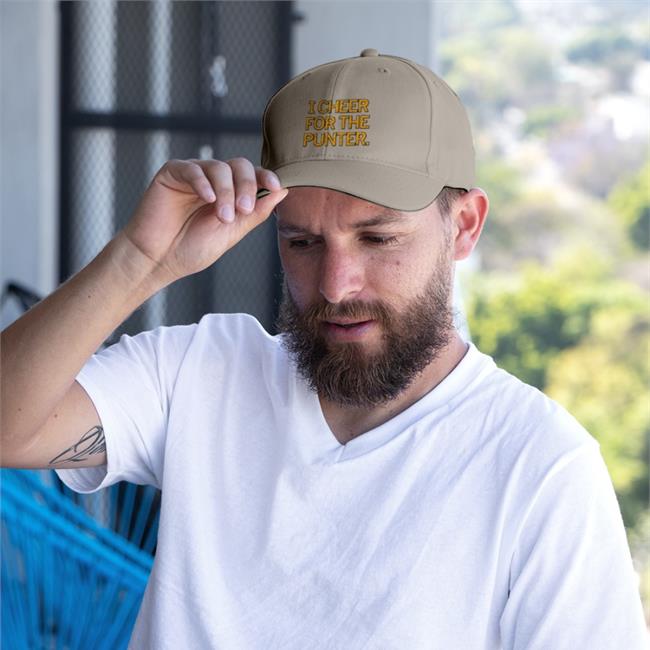 The Athletic Cfb I Cheer For The Punter Embroidered Hat