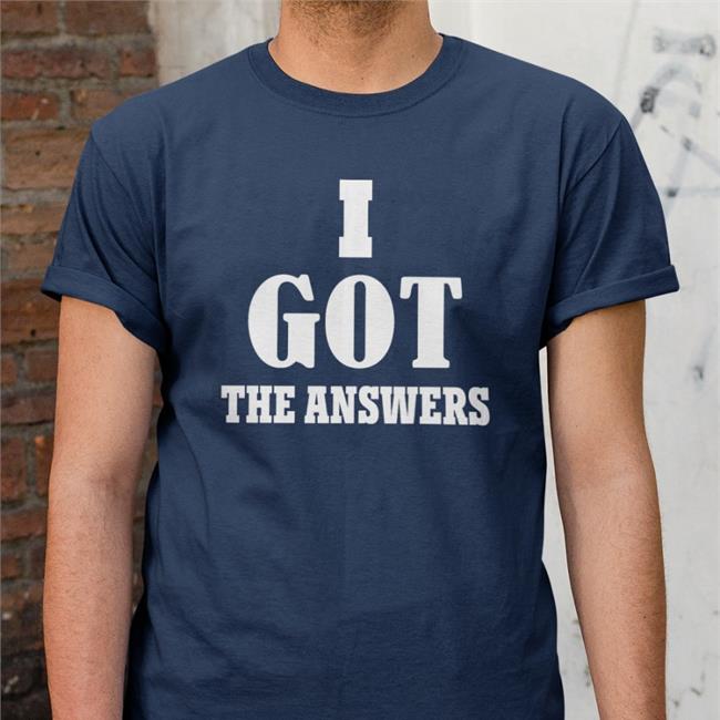 Sway Calloway Wearing I Got The Answers T Shirt Rihar Sway Calloway Wearing Rihar I Got The Answers Shirt