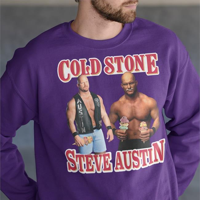 Shirtsthtgohard Merch Cold Stone Steve Austin Hooded Sweatshirt