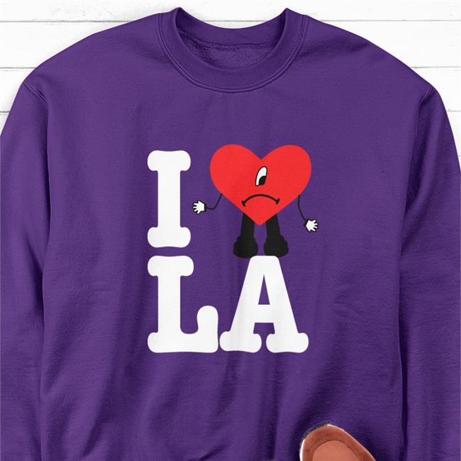 Bad Bunny Merch Sofi Stadium I Love Los Angeles Shirt