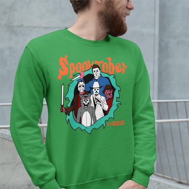 Spooktober With The Boys Tee Shirt Barstoolsports Store