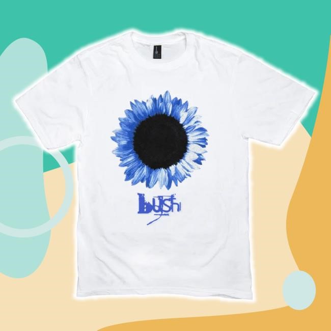 Trending Blue Flower Hoodie Sweatshirt Bush Official Shop Merch Store