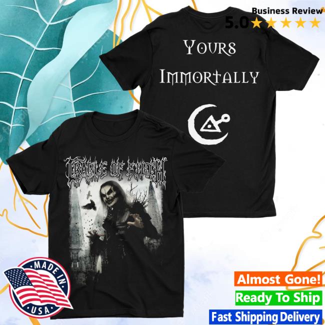 Official Night Shift Merch Indie Merch Store Cradle Of Filth - Yours Immortally Tee NightShiftMerch IndieMerchStore