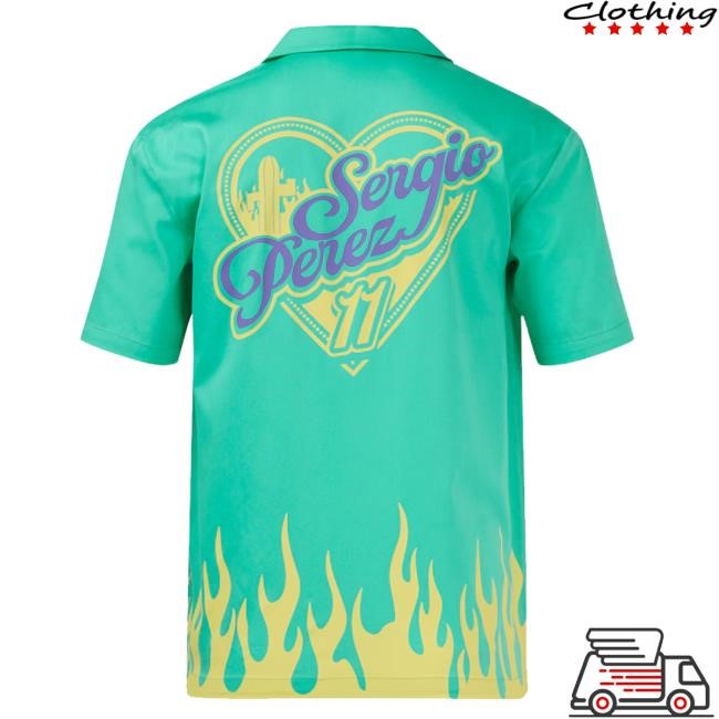 Official Formula 1 Merch Red Bull Racing Sergio Perez Mexico Special Edition Tee Shirt