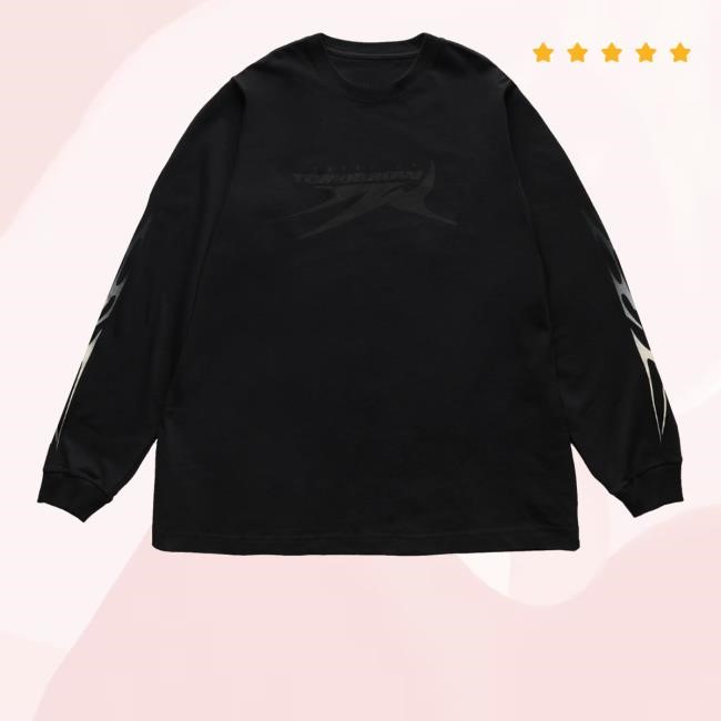 Xo.Store Blackout Logo Sweatshirt Hurry Up Tomorrow Blackout Logo