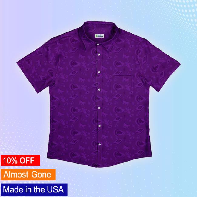 Official Dnd Warlock Class Button Up Sweatshirt