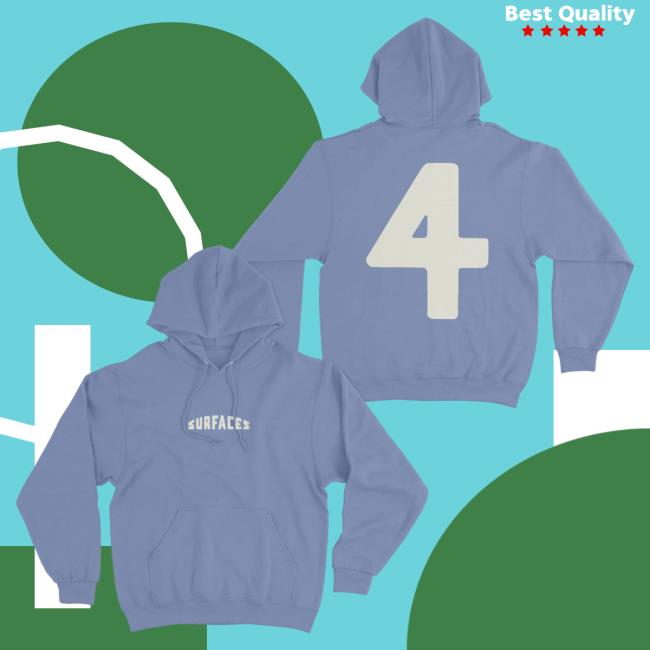 Official Merch Bar Surfaces Store Wave Of You Blue Pull Over Hoodie MerchBar Shop