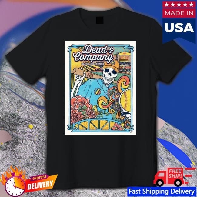 Official 6 21 2023 Dead & Company Citi Field New York, Ny Poster Shirt