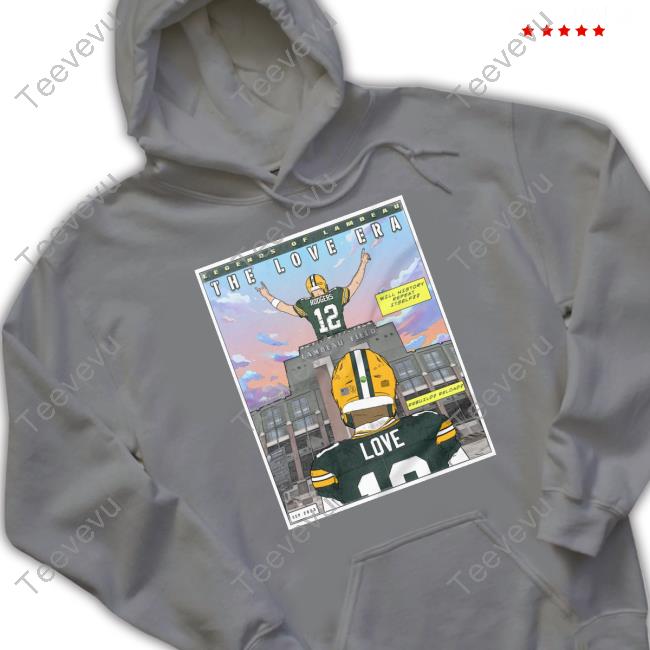 Campechecollective Merch The Love Era Comic Sweatshirt Legennds Of Lambeau The Love Era Comic Shirt