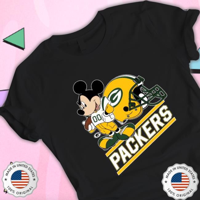 Green Bay Packers Mickey Mouse Disney Football Sweatshirt