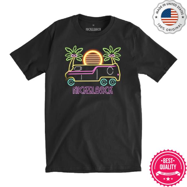 Trending Nickelback Shop Neon Beach Black Shirt Nickelback Store