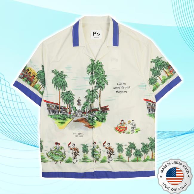 Trending Graduate Store Merch Rangi Over P's Panama Print Wa Ecru New Shirt Graduate Store Shop