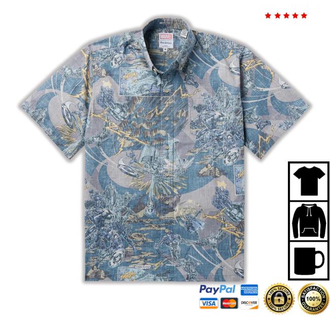 Reynspooner Merch Marvel Avengers Assemble Hawaiian Tee Shirt