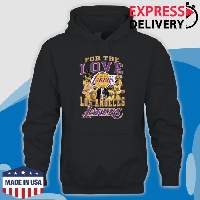 For The Love Los Angeles Lakers Signatures shirt, hoodie, tank top, sweater and long sleeve t-shirt