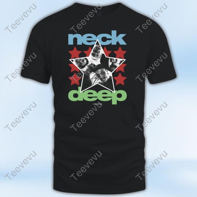Neck Deep Star Portrait Tee Neckdeepstore Star Portrait