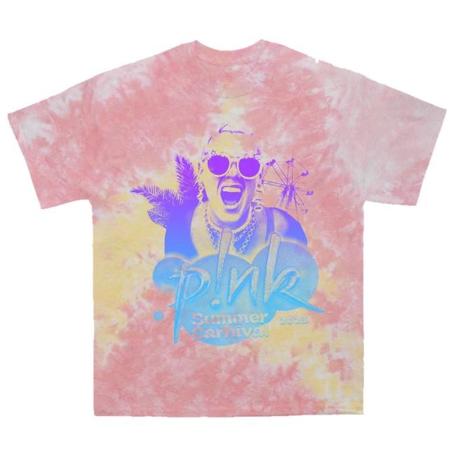 Pinkspage Merch Summer Carnival Tour Tie Dye Funny Shirt