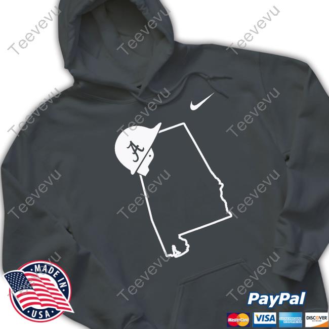 Construction Hat On Alabama Long Sleeve Tee Shirt