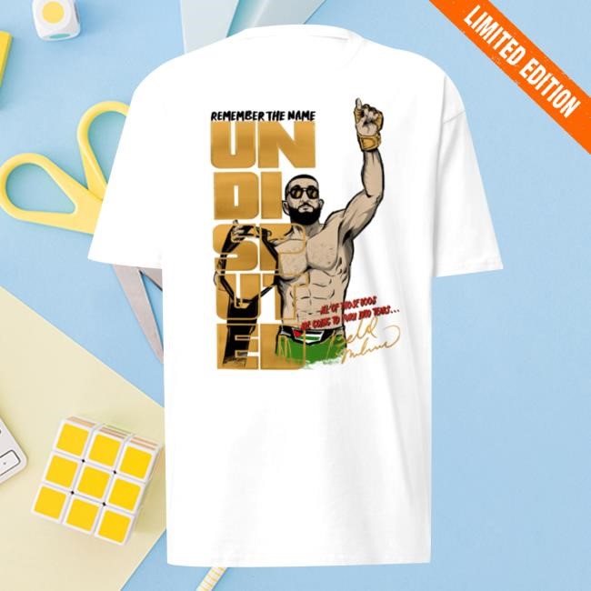 Jonanik Merch Undisputed Belal Muhammad Long Sleeve T Shirt