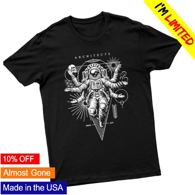 Official Architects Merch Shop Astronaut Black Crewneck Sweatshirt