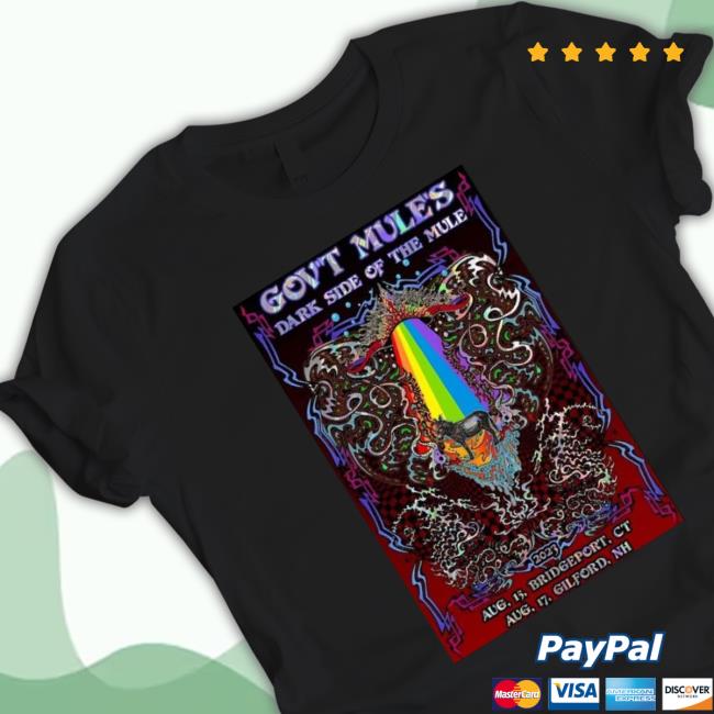 Official Gov’T Mule Dark Side Of The Mule 2023 Aug 15 Bridgeport, Ct And Aug 17 Gilford, Nh Poster Classic Shirt