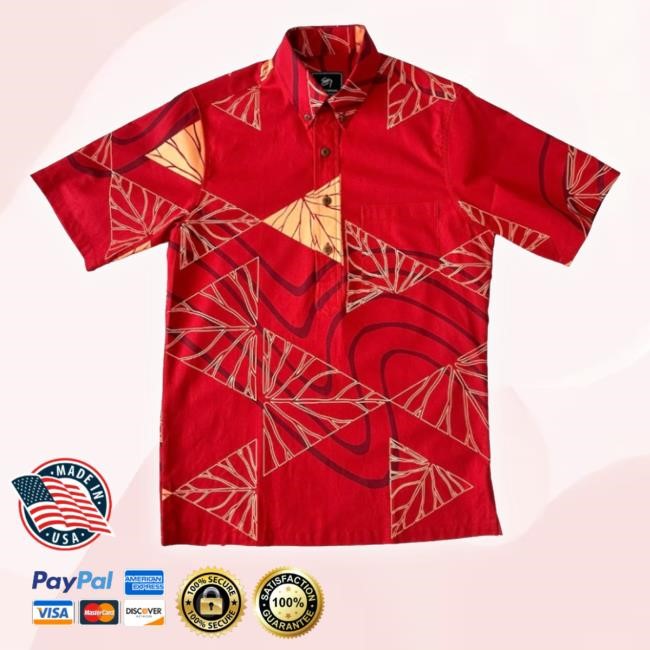 Kihi Lau Nui Pullover Aloha Cayenne New Shirt