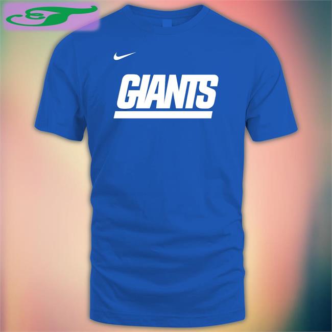 Coach Daboll Wearing Giants Tee Shirt
