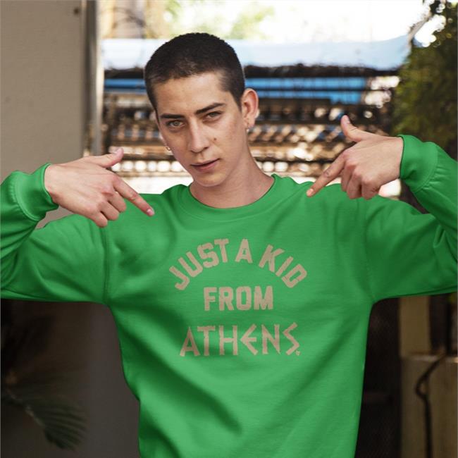 Milwaukee Bucks Just A Kid From Athens T Shirt Breakingt Store Behind The Buck Pass