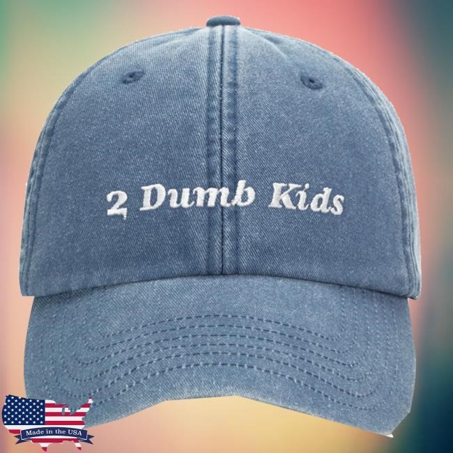 Official Levent Geiger Merch Shop 2 Dumb Kids Vintage Blue classic cap