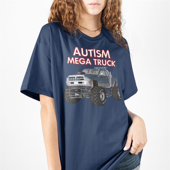 Monster Truck Autism Mega Truck T Shirt