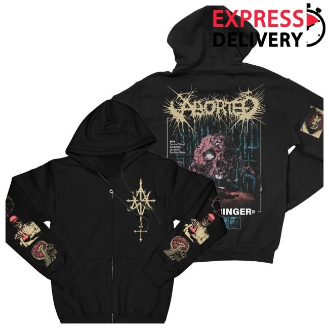 Indiemerchstore Merch Aborted Dreadbringer Zip Funny Shirt Indiemerchstore Merch Aborted Dreadbringer Zip Crewneck Sweatshirt