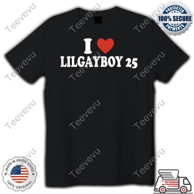 I Love Lilgayboy 25 Hooded Sweatshirt