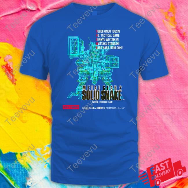 Konami Metal Gear 2 Solid Snake Shirts