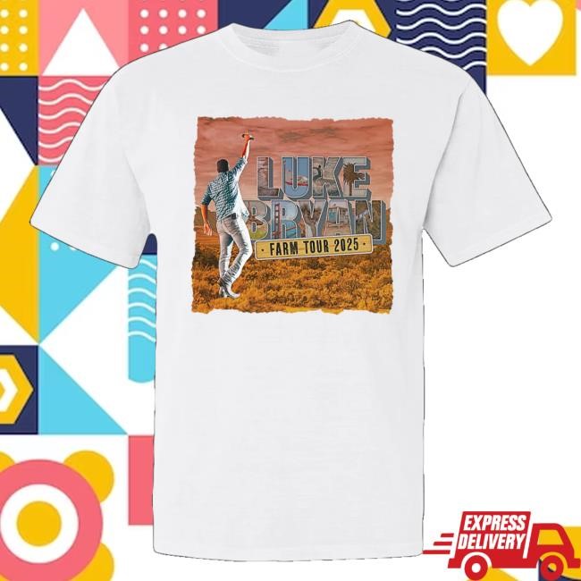 Luke Bryan Merch Shop Store Official 2025 Farm Tour New Shirt