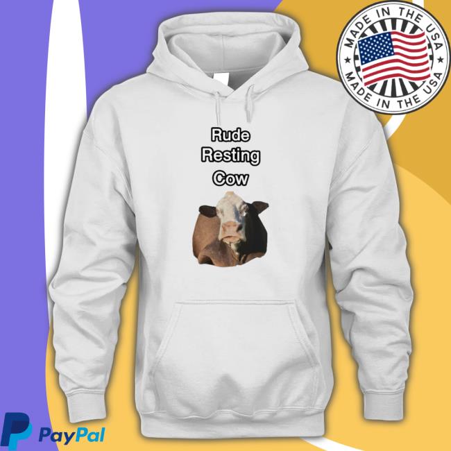 Official Rude Resting Cow Crewneck Sweatshirt