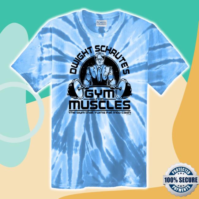 Trending Couch Potato Merch Store Gym For Muscles - Tie Dye New Shirt Blue Couchpotatoshop Shop