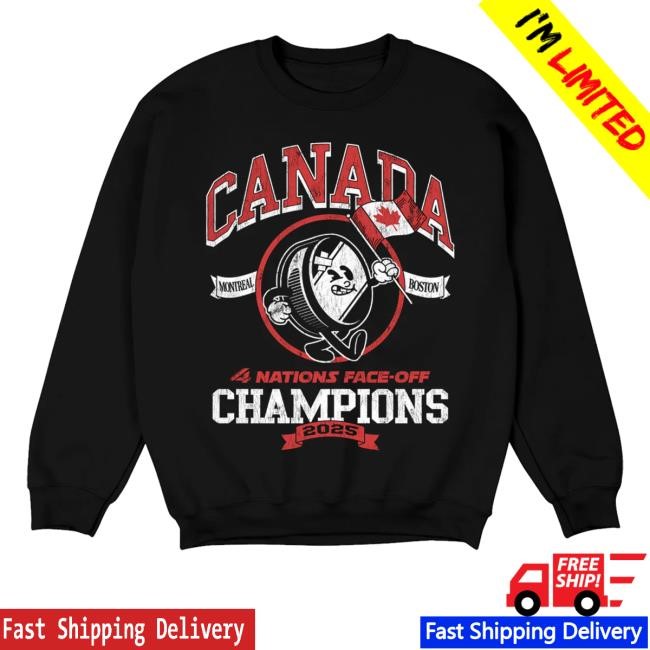 Official Canada 4 Nations Champions Hoodie