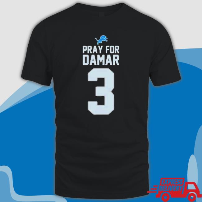 Official Detroit Lions One Pride Pray For Damar 3 Long Sleeve Shirt