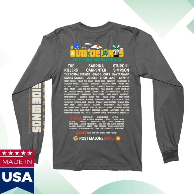 Outside Lands Music Merch Store 2024 Festival Icon Event Tee Shirt