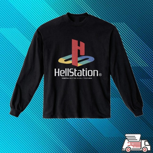 Sxmpra Merch Store Hellstation Hooded Sweatshirt