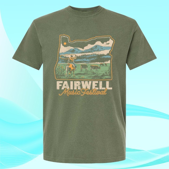 Trending Fairwell Festival Merch Oregon Lineup Funny Shirt