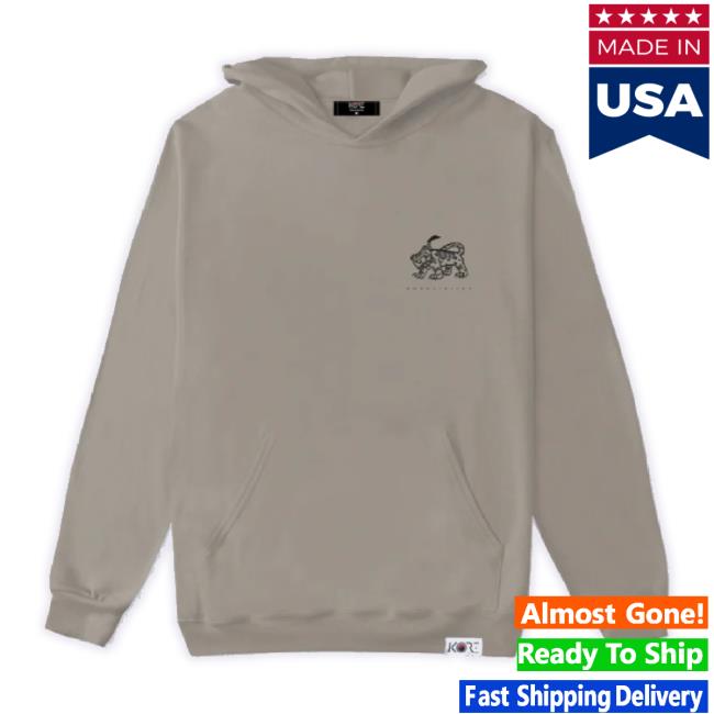 Original Kore Limited Merch Store Shop White Tiger Hoodie (Cement) Korelimited