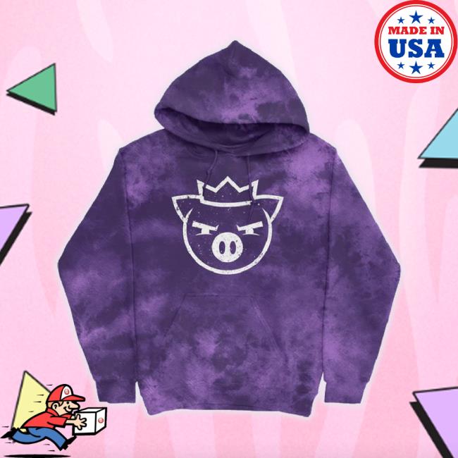 Official Technoblade Merch Store Ghost King Glow In The Dark Sweaters (Purple Cloud Wash) Technoblade Apparel Clothing Shop