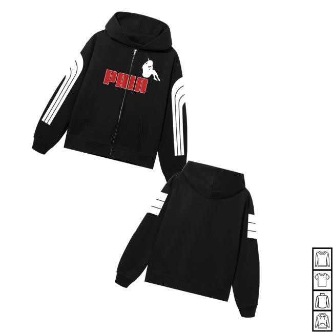 Revenge Merch Forever Faster Zip Black Red