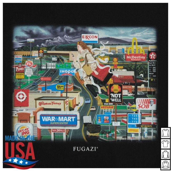 Official Fugazi Mcdestiny Black Tee Fugazi Merch Store