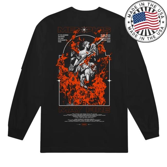 Memphis May Fire Everybody's Fake Black Crewneck Sweatshirt Rise Records Merch Store