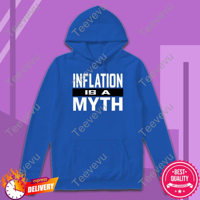 White House Gift Shop Inflation Is A Myth Hoodie Wall Street Silver