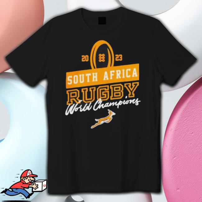 Trending South Africa Springbok Rugby World Cup 2023 World Champions Logo Long Sleeve Tee