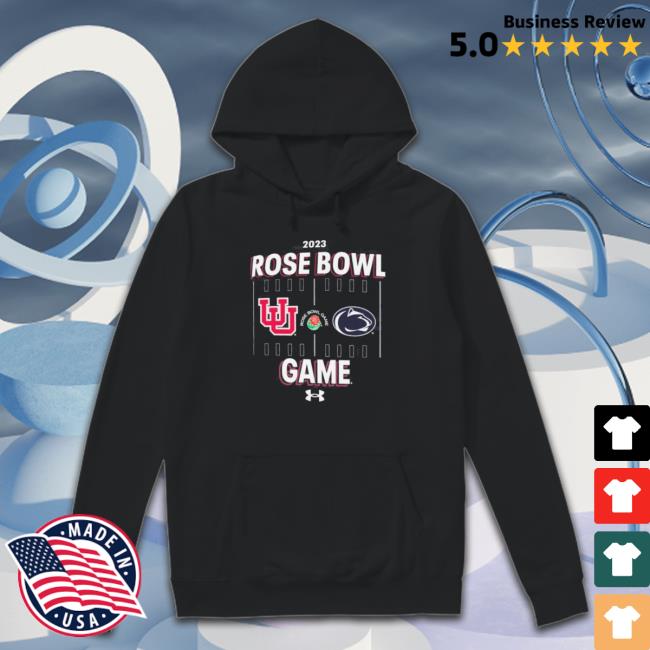 Official Rose Bowl Game 2023 Utah Vs Penn State Ua Tech Sweatshirts